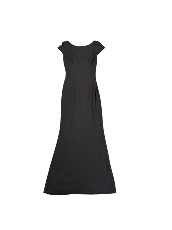 Katie May Dresses & Skirts - Katie May Womens Black Formal Maxi Dress Elegant Cap Sleeve Size 4